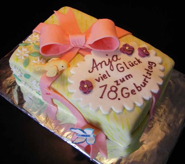 zum 18. Geburtstag - Arbeitsaufwand 8 Std.