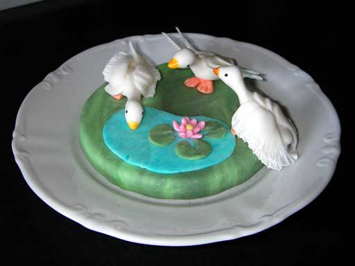 Adelheid's kleine Gänseschar - Arbeitsaufwand: 3 Std.