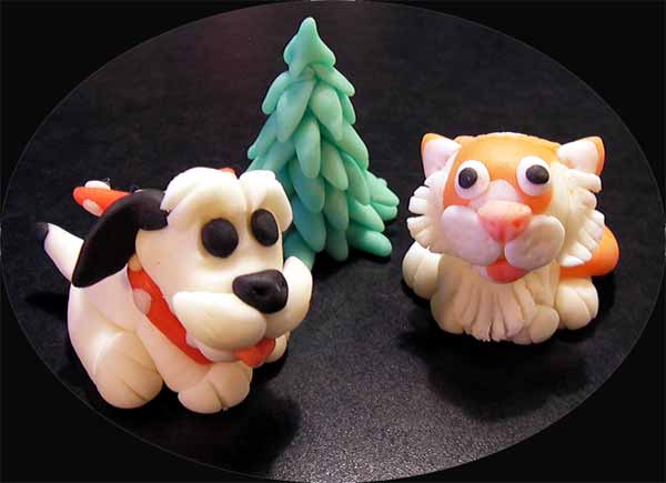 Hund und Katze - Arbeitsaufwand: 3,5 Std.